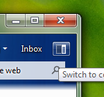 A button to switch to Compact View in Windows Live Messenger Wave 4